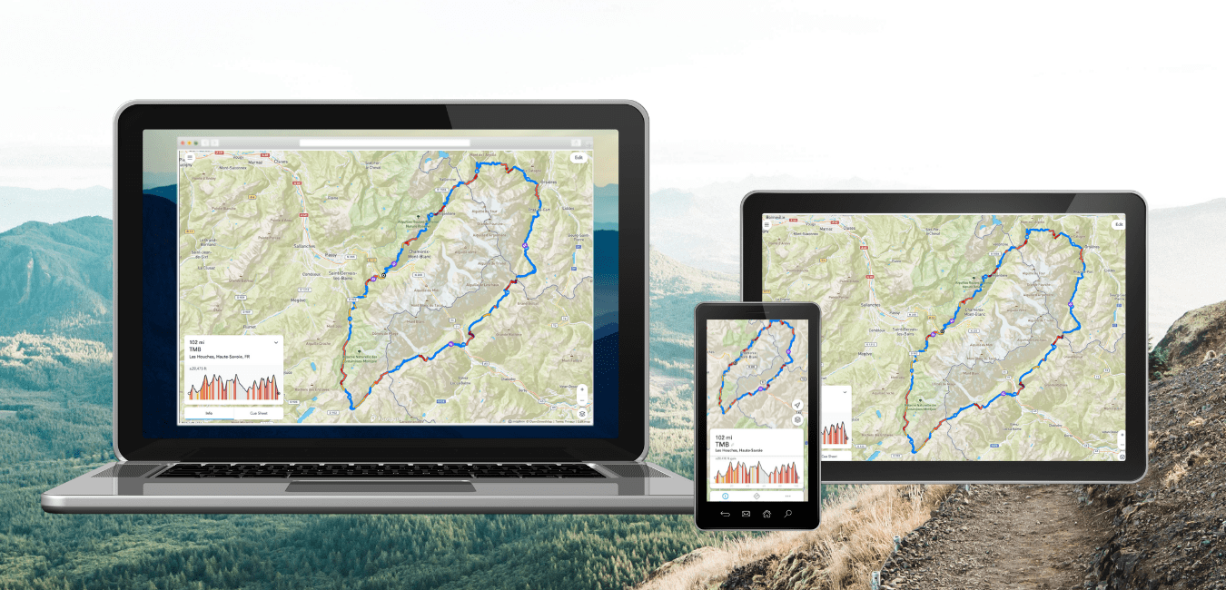 Sync routes across devices